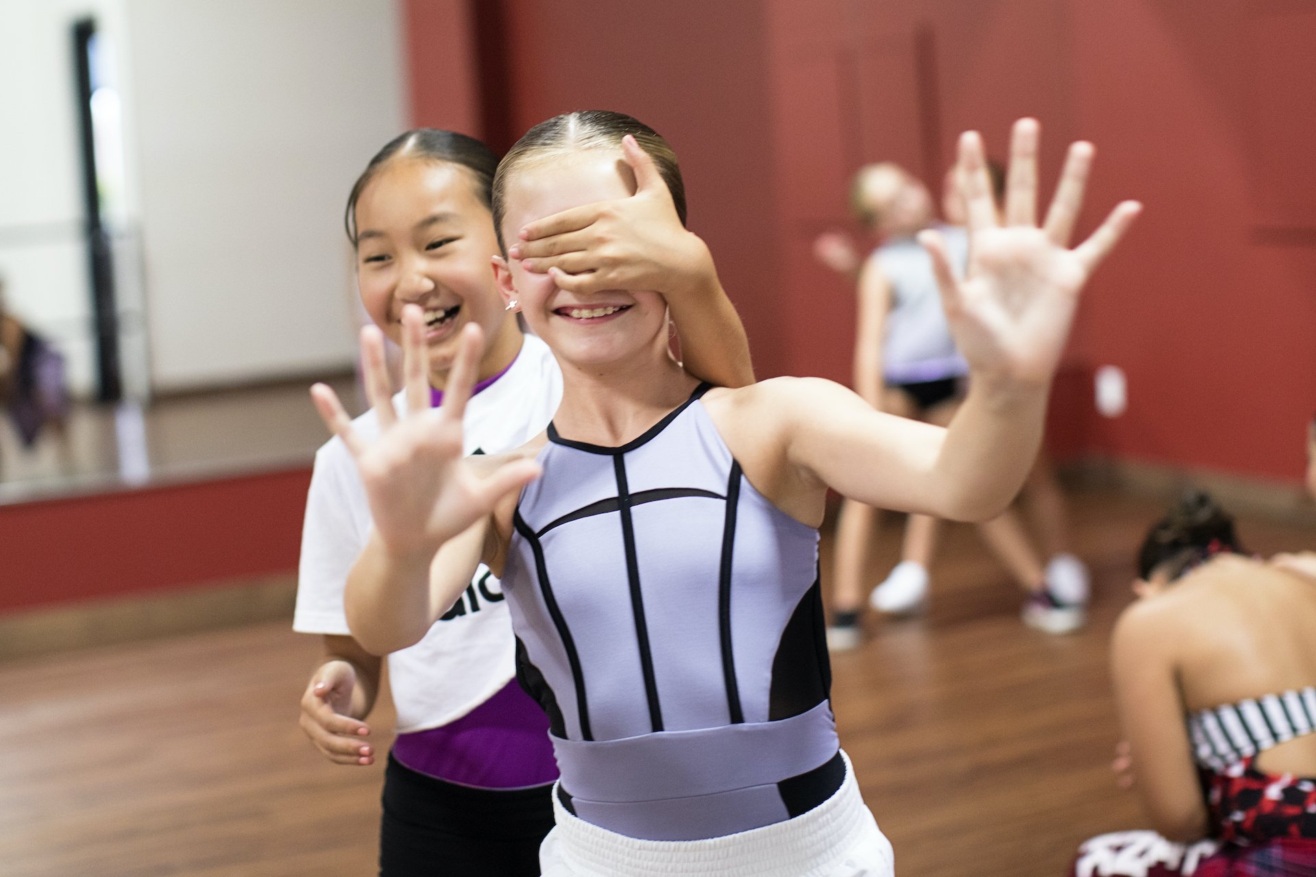 Happy Dancers - Students celebrating success at Dance Precisions